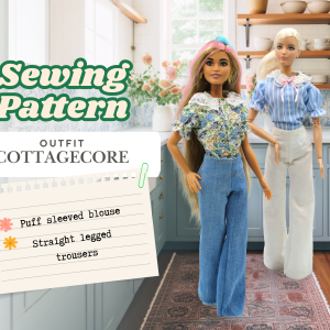 Cottagecore Doll Outfit  | Doll PDF Sewing Pattern
